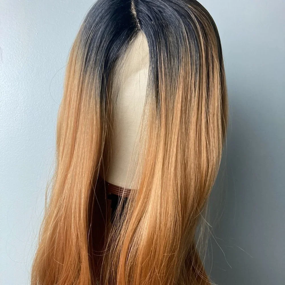 Black Blonde Lace Front Wig